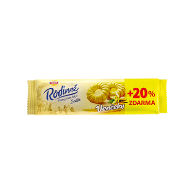 Obrázok RODINNÉ VENČEKY VANILKOVÉ 100G+20%