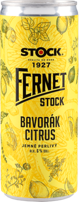 Obrázok FERNET STOCK BAVORÁK CITRUS 6% 0,25L