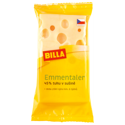 Obrázok BILLA EMMENTALER BLOK 250G