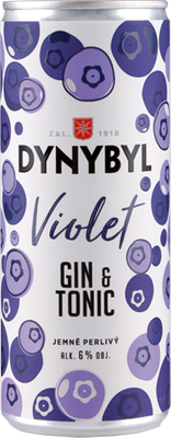 Obrázok DYNYBYL VIOLET GIN&TONIC 6% 0,25L PLECH