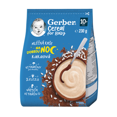 Obrázok GERBER CEREAL ML. KAŠA KAKAO 230G