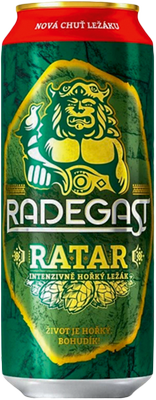 Obrázok RADEGAST RATAR SVETLÉ PIVO 0,5L PLECH