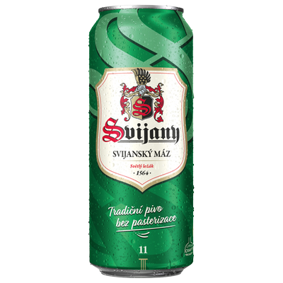 Obrázok SVIJANY 11% SVETLÉ PIVO 0,5L PLECH