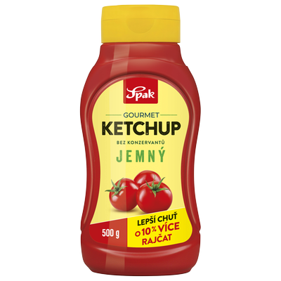 Obrázok SPAK GOURMET KEČUP PLAST JEMNÝ 500G