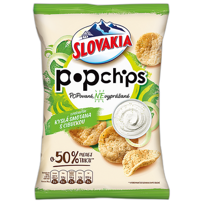 Obrázok SLOVAKIA POPCHIPS SMOTANA 65G