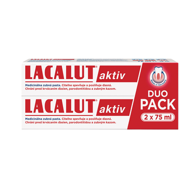 Obrázok LACALUT AKTIV ZP DUOPACK 2X75 ML