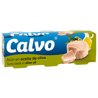 Obrázok CALVO TUNIAK KÚSKY V OL.OLEJI 3X65G