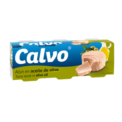 Obrázok CALVO TUNIAK KÚSKY V OL.OLEJI 3X65G
