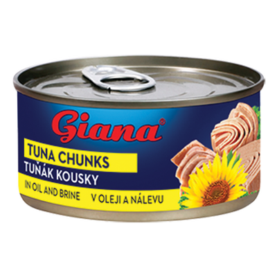 Obrázok GIANA TUNIAK KÚSKY V OLEJI 170G