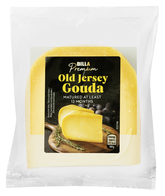 Obrázok BILLA PREMIUM JERSEY GOUDA OLD 175G BLOK