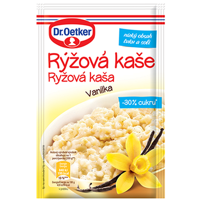 Obrázok DR.OETKER RYŽ.KAŠA VANILKOVÁ BEZLEP.50G