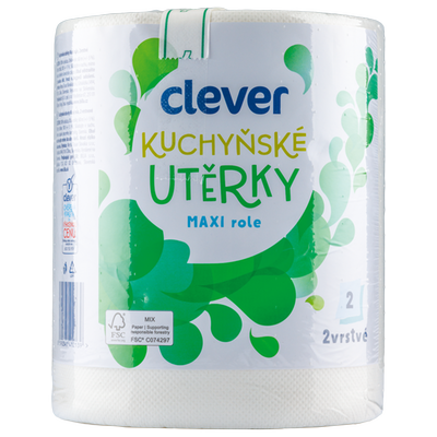 Obrázok CLEVER KUCHYNSKÉ UTIERKY 2-VRSTVOVÉ,1 KS