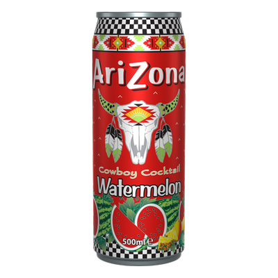 Obrázok ARIZONA WATERMELON ĽADOVÝ ČAJ 0,5L CAN
