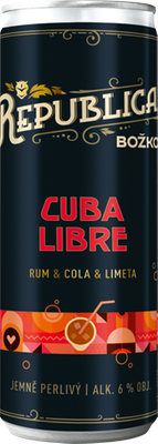 Obrázok BOŽKOV REP. CUBA LIBRE 6% 0,25L