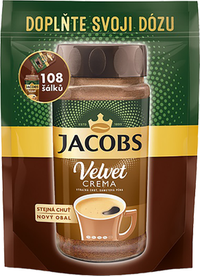 Obrázok JACOBS VELVET CREMA REFILL 180G