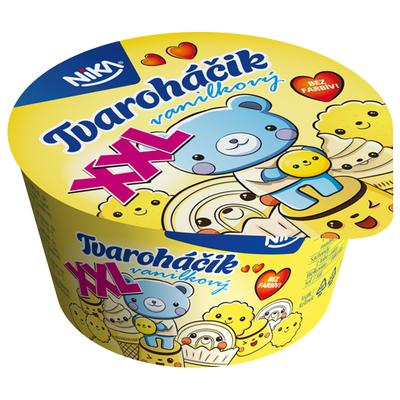 Obrázok NIKA TVAROHÁČIK XXL VANILKA 120G