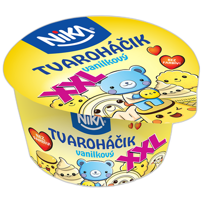Obrázok NIKA TVAROHÁČIK XXL VANILKA 120G