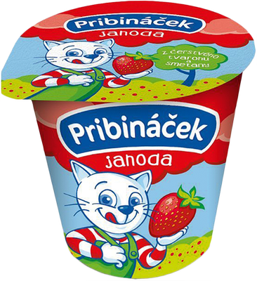 Obrázok PRIBINÁČEK VEĽKÝ JAHODA 125G