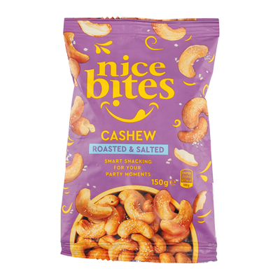 Obrázok NICE BITES KEŠU PRAŽ.SOLENÉ 150G