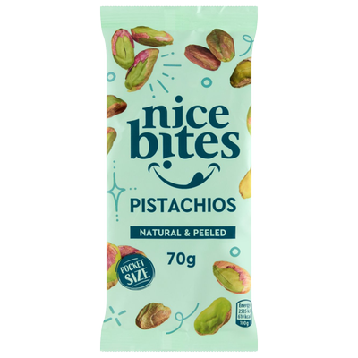 Obrázok NICE BITES TO GO PISTÁCIE NESOL.LÚP.70G