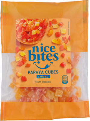Obrázok NICE BITES PAPÁJA KOCKY 150G