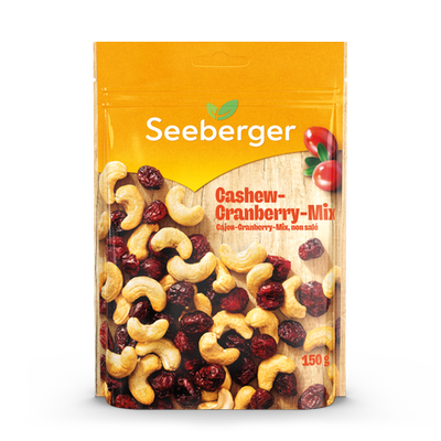 Obrázok SEEBERGER KEŠU & BRUSNICE 150G
