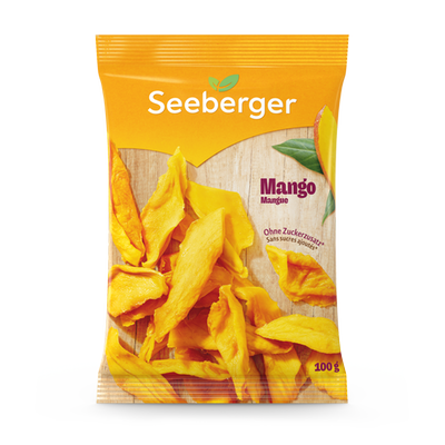 Obrázok SEEBERGER MANGO PLÁTKY 100G