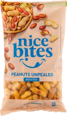Obrázok NICE BITES ARAŠIDY PRAŽENÉ NELÚPANE 400G