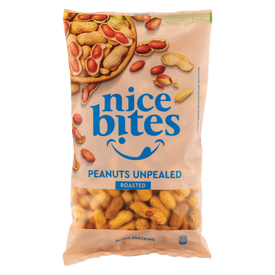 Obrázok NICE BITES ARAŠIDY PRAŽENÉ NELÚPANE 400G