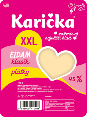 Obrázok KARIČKA EIDAM PLÁTKY KLASIK XXL150G