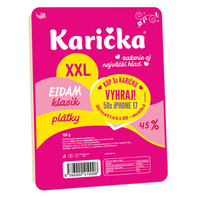 Obrázok KARIČKA EIDAM PLÁTKY KLASIK XXL150G
