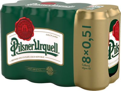 Obrázok PILSNER URQUELL 8X0,5L PLECH