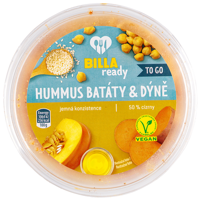 Obrázok BILLA READY HUMMUS S BAT.A TEKVICOU 160G