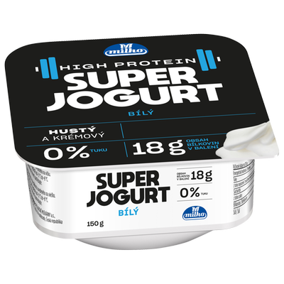 Obrázok MILKO SUPER JOG. HIGH PROTEIN BIELY 150G