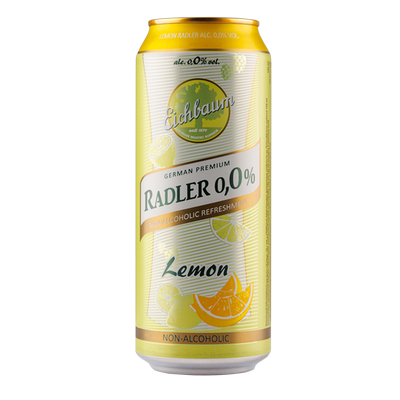 Obrázok EICHBAUM RADLER CITRÓN 0,0% 0,5L PLECH
