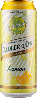 Obrázok EICHBAUM RADLER CITRÓN 0,0% 0,5L PLECH