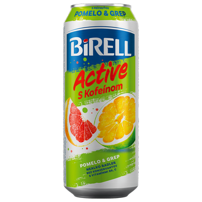 Obrázok BIRELL ACTIVE POMELO KOFEÍN 0,5L PLECH