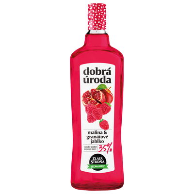 Obrázok DOBRÁ ÚRODA MALINA-GRAN.JAB.SIRUP 0,5L S