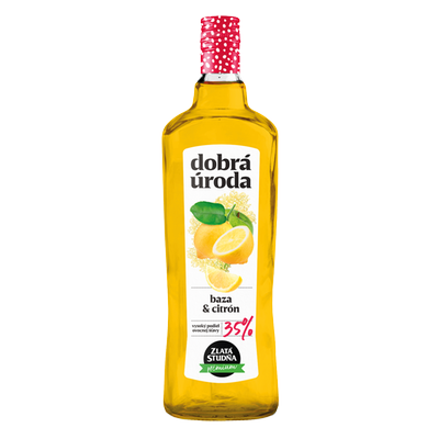 Obrázok DOBRÁ ÚRODA BAZA & CITRÓN SIRUP 0,5L