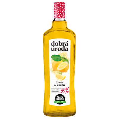 Obrázok DOBRÁ ÚRODA BAZA & CITRÓN SIRUP 0,5L