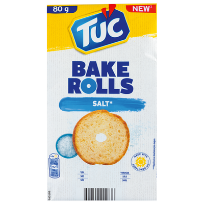 Obrázok TUC BAKE ROLLS SOĽ 80G