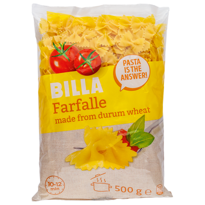 Obrázok BILLA FARFALLE 500G