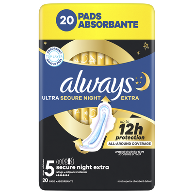 Obrázok ALWAYS ULTRA SECURE NIGHT 24 CT