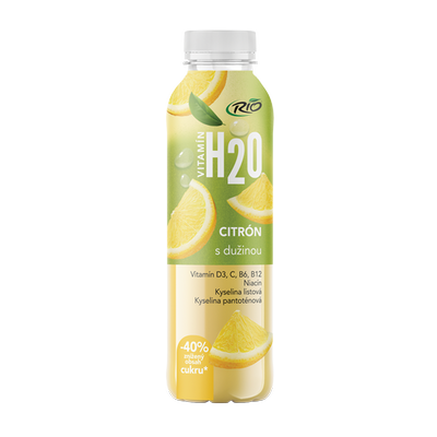Obrázok RIO H2O CITRÓN 0.4L PET