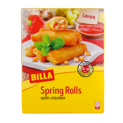 Obrázok BILLA JARNÉ ZÁVITKY S KURACÍM MÄSOM 400G
