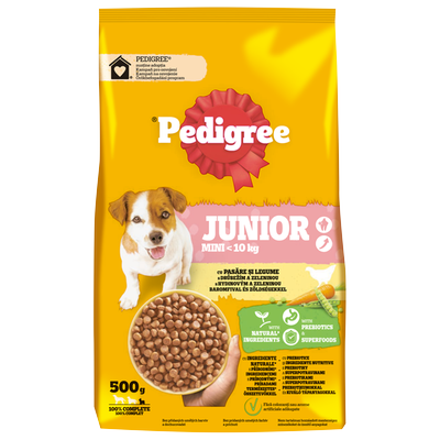 Obrázok PEDIGREE MINI JUNIOR HYDINA SO ZEL.500G