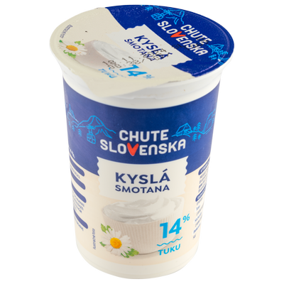 Obrázok CHUTE SLOVENSKA SMOTANA KYSLÁ 14% 250G