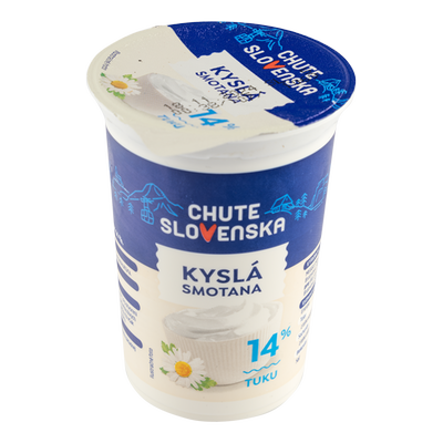 Obrázok CHUTE SLOVENSKA SMOTANA KYSLÁ 14% 250G