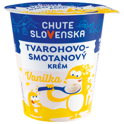 Obrázok CHUTE SLOVENSKA TVAROH.KRÉM VANILKA 130G