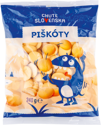 Obrázok CHUTE SLOVENSKA PIŠKÓTY 240G